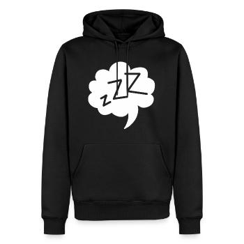 Schlafen Müde Schläfrig Faul Schlaf Geschenk Nacht - Männer Premium Bio Hoodie - Schwarz - Vorne - Nico (187cm)