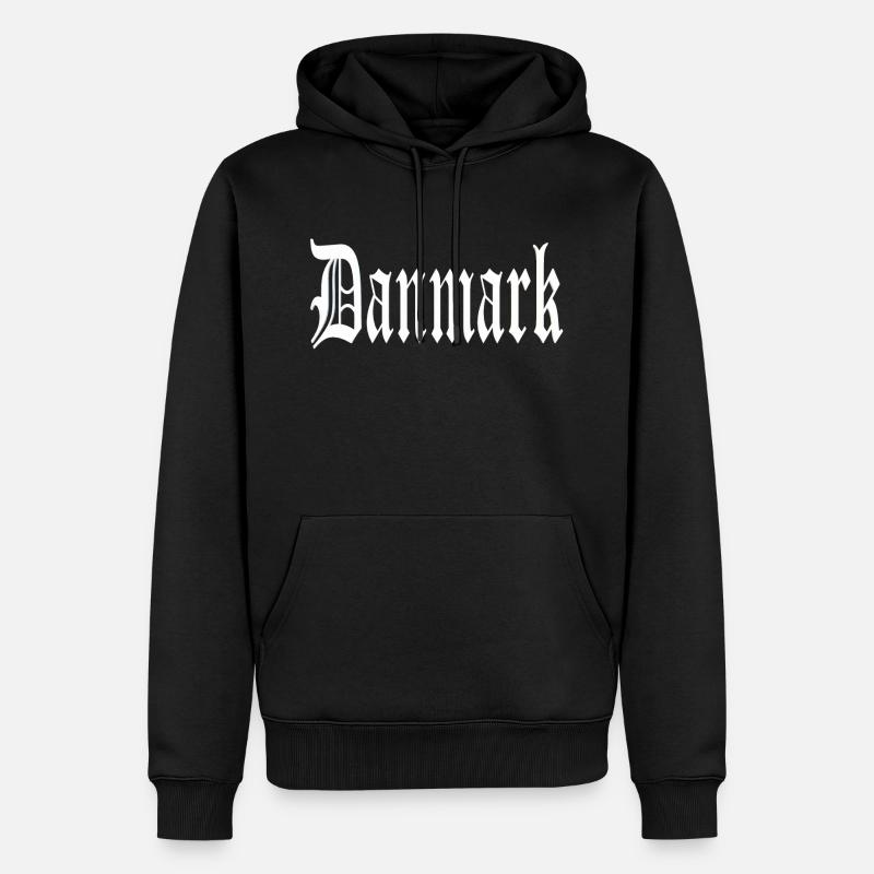 Danmark Design - Männer Premium Bio Hoodie - Schwarz