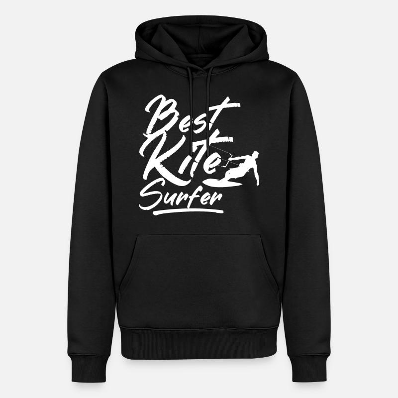 Bester Kitesurfer Kitesurfen Kitesurf Kitesurfing - Sweat à capuche Premium bio Homme - noir