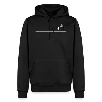 Basketball Basketball Players Basketball Players Club - Men’s Premium Organic Hoodie - black - Front - Nico (187cm)