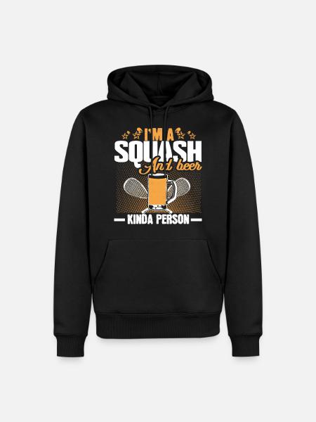Squash Squash Ball Tournament - Men’s Premium Organic Hoodie - black