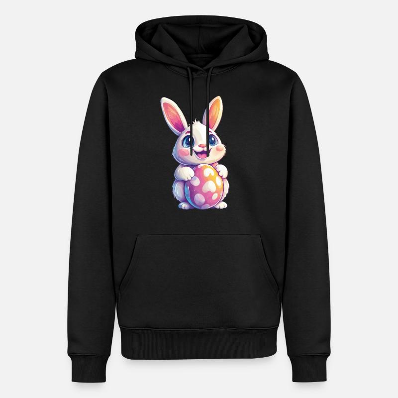 Bunny Easter Easter Bunny - Men’s Premium Organic Hoodie - black