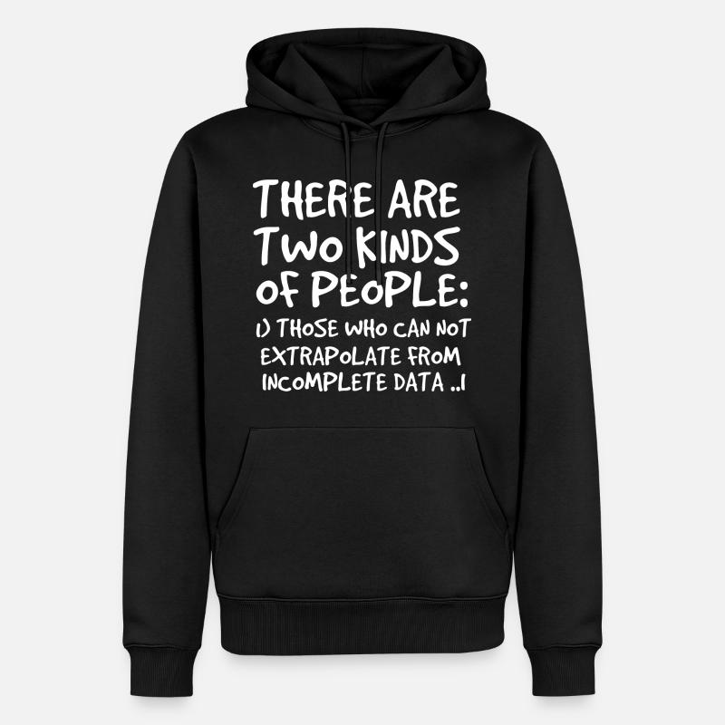 Incomplete Data Funny Science Nerd - Men’s Premium Organic Hoodie - black