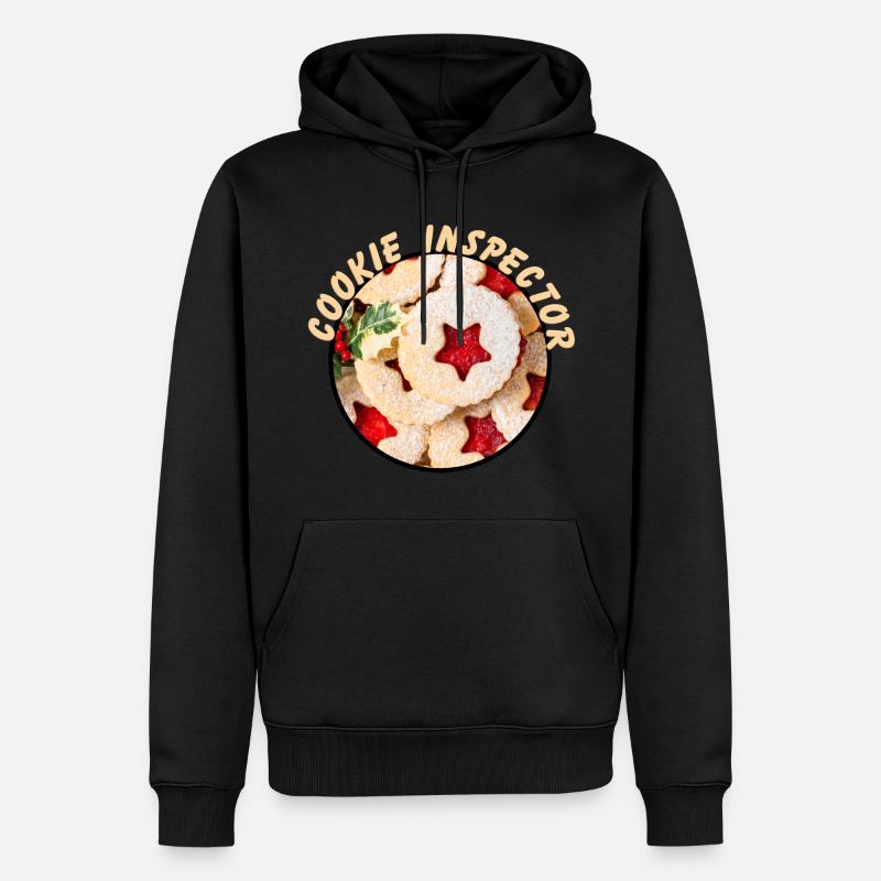 Inspecteur de cookies - Sweat à capuche Premium bio Homme - noir