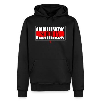TATTOO SOCIETY INKED TRIBAL COSMETICS MAKE UP - Sweat à capuche Premium bio Homme - noir - Devant - Nico (187cm)