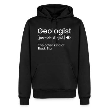Geologe Unser Gebet Geologie Geologin Geschenk - Männer Premium Bio Hoodie - Schwarz - Vorne - Nico (187cm)