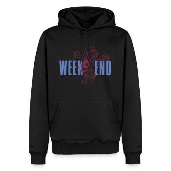 Asterix & Obelix Weekend Vibes - Men’s Premium Organic Hoodie - black - Front - Nico (187cm)