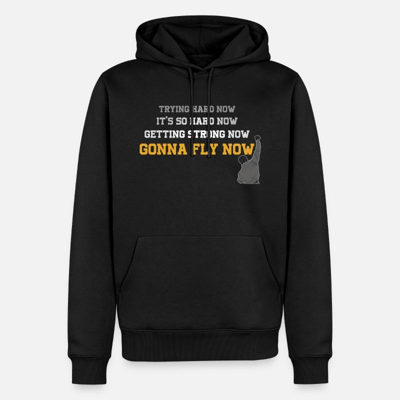Gonna Fly Now - Rocky - Sweat à capuche Premium bio Homme - noir