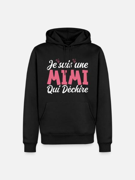I'm a Mimi Who Rips - Men’s Premium Organic Hoodie - black