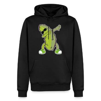 Tamponner le concombre Dab Swag Swagger T-shirt - Sweat à capuche Premium bio Homme - noir - Devant - Nico (187cm)