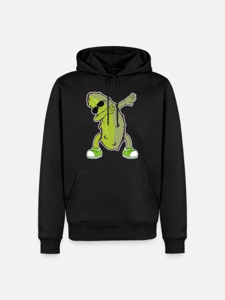 Dabbing Komkommer Dab Swag Swag Swagger T-shirt Design - Mannen Premium Bio hoodie - zwart