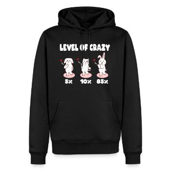Rodent Animals Insane Percentage Collection Title - Männer Premium Bio Hoodie - Schwarz - Vorne - Nico (187cm)