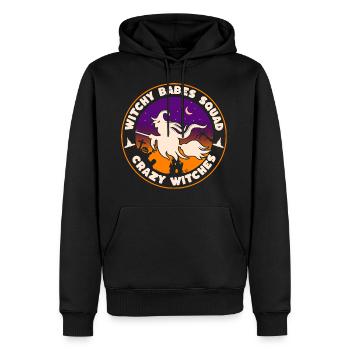 Team of Witches Costume Halloween Witch - Men’s Premium Organic Hoodie - black - Front - Nico (187cm)