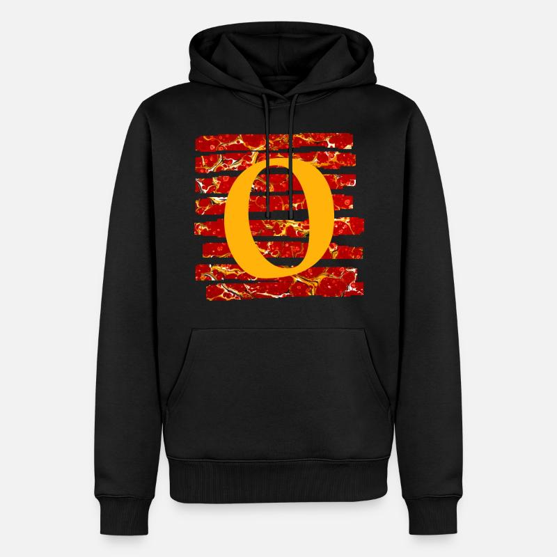 Bande E 232 O - Sweat à capuche Premium bio Homme - noir