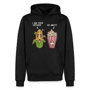 Vegan Farm Vegetable Yellow Cooking Collection - Sweat à capuche Premium bio Homme - noir - Devant - Nico (187cm)