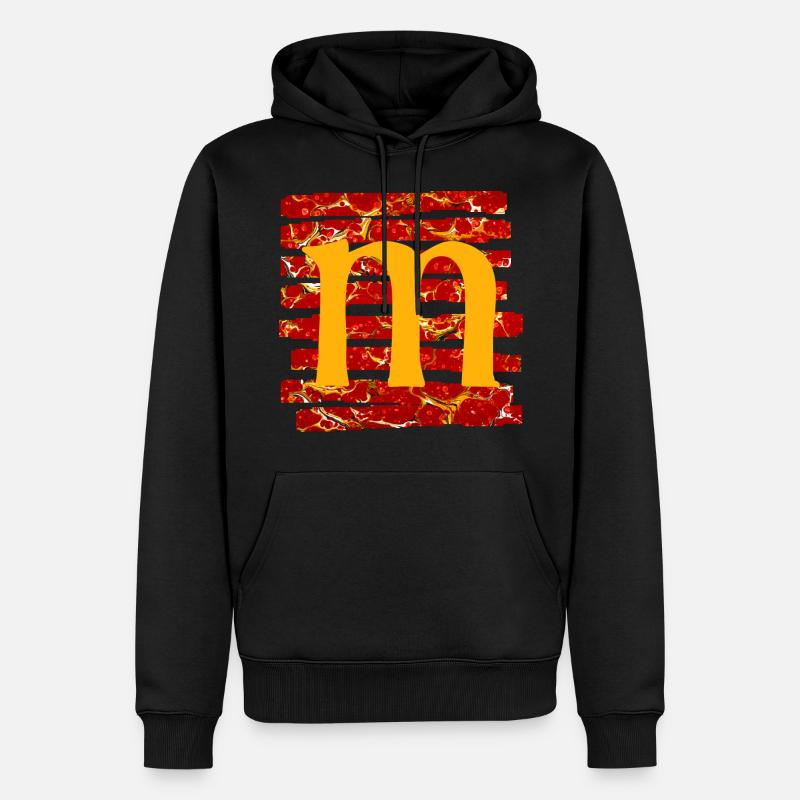Bande E 232 m - Sweat à capuche Premium bio Homme - noir