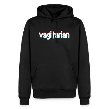 Chemise humoristique adulte drôle vagin pour les - Sweat à capuche Premium bio Homme - noir - Devant - Nico (187cm)