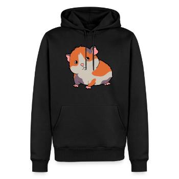 Cute Guinea Pig Shirt For Animal Lovers T-shirt - Männer Premium Bio Hoodie - Schwarz - Vorne - Nico (187cm)