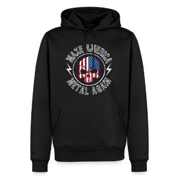 Heavy Metal Rock N' Roll Electric Instrument With - Männer Premium Bio Hoodie - Schwarz - Vorne - Nico (187cm)