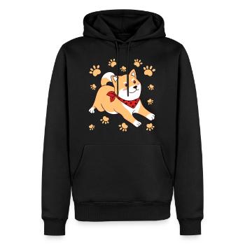 Paws Animal Dog Design For Paw Owners Claws Bark - Männer Premium Bio Hoodie - Schwarz - Vorne - Nico (187cm)