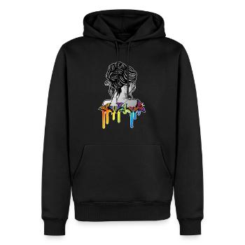 Butterfly Top For Butterfly Enthusiast And Lovers - Men’s Premium Organic Hoodie - black - Front - Nico (187cm)