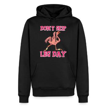 Flock Wings Lake Bird Tumbling Rio Gymnast - Sweat à capuche Premium bio Homme - noir - Devant - Nico (187cm)