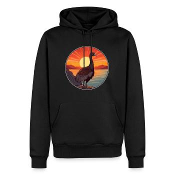 Turquie Animaux De Compagnie Aquarelle Colorée Dessin Animé Kawaii Pet - Sweat à capuche Premium bio Homme - noir - Devant - Nico (187cm)