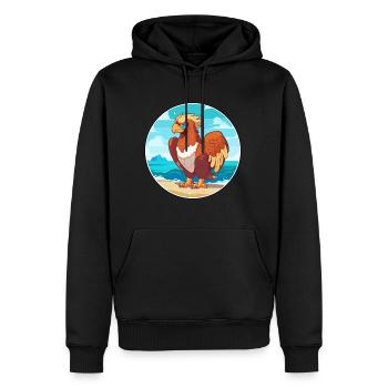 Griffin Aquarell Cartoon Kawaii Clipart Tier - Männer Premium Bio Hoodie - Schwarz - Vorne - Nico (187cm)