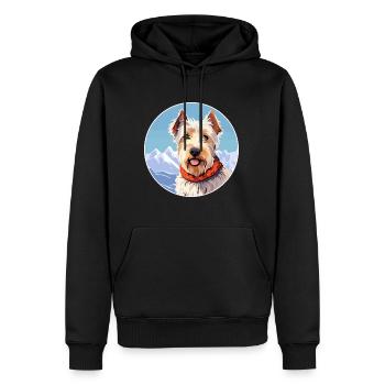 Sporting Lucas Terrier Race De Chien Cartoon Kawaii Wa - Sweat à capuche Premium bio Homme - noir - Devant - Nico (187cm)