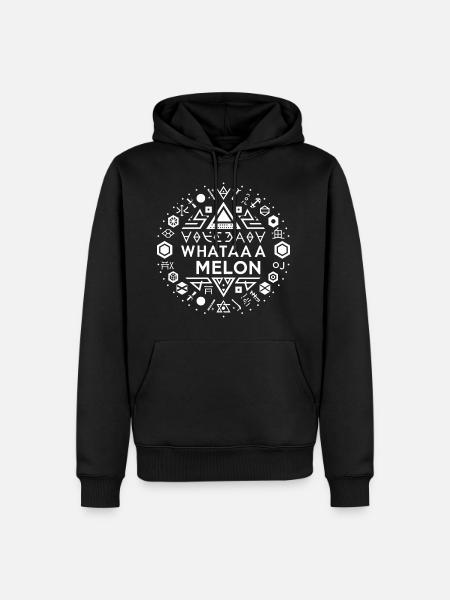 Whataaa Melon 5 - Sweat à capuche Premium bio Homme - noir