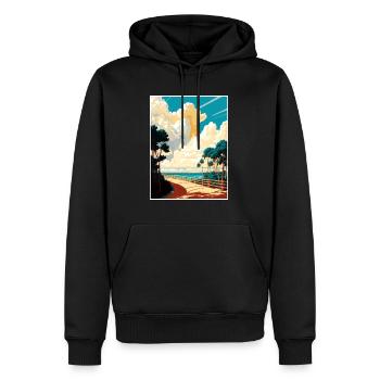 Biscayne Nationalpark Kamelrücken Florida Souvenir - Männer Premium Bio Hoodie - Schwarz - Vorne - Nico (187cm)