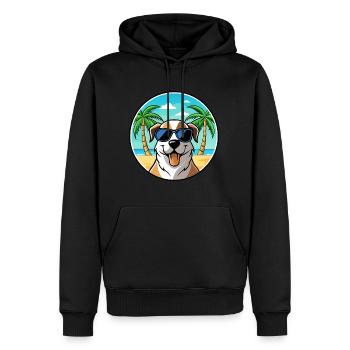 Lunettes de soleil de race de chien de berger d’Anatolie - Sweat à capuche Premium bio Homme - noir - Devant - Nico (187cm)