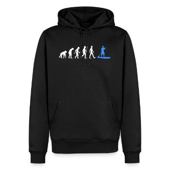 Stand Up Paddle Evolution SUP Surfer - Men’s Premium Organic Hoodie - black - Front - Nico (187cm)