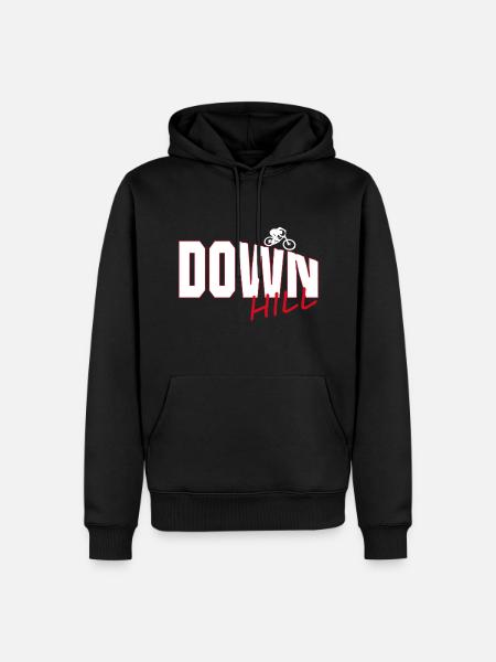 Biking - Männer Premium Bio Hoodie - Schwarz