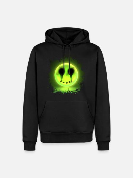 Glowmoji - Sweat à capuche Premium bio Homme - noir