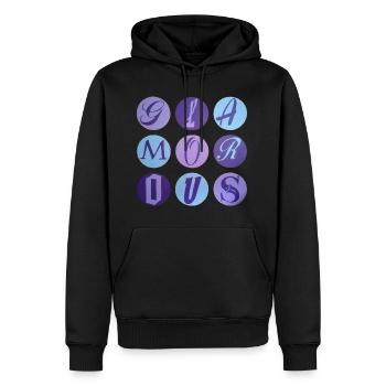 Glamorous dots - Männer Premium Bio Hoodie - Schwarz - Vorne - Nico (187cm)