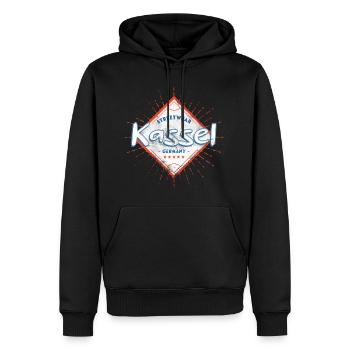 Kassel Deutschland Stadt Skyline Heimat Liebe - Männer Premium Bio Hoodie - Schwarz - Vorne - Nico (187cm)