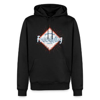 Freediving Apnoetauchen Freitauchen Tauchen - Männer Premium Bio Hoodie - Schwarz - Vorne - Nico (187cm)