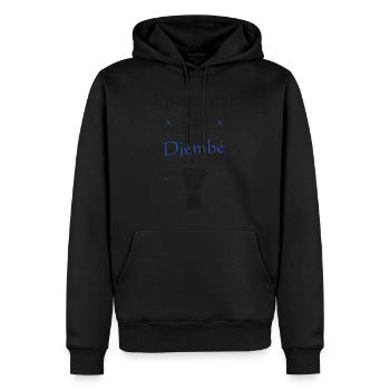 J'peux pas j'ai Djembé - Sweat à capuche Premium bio Homme - noir - Devant - Nico (187cm)