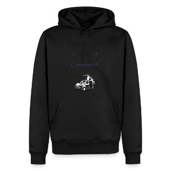 J'peux pas j'ai Camping-car - Sweat à capuche Premium bio Homme - noir - Devant - Nico (187cm)