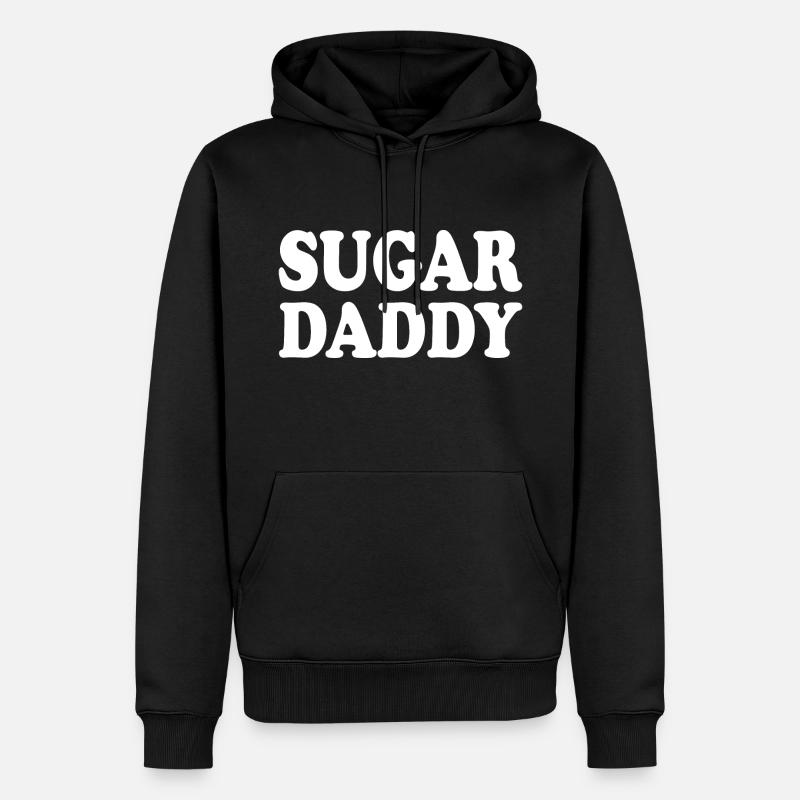 Sugar daddy - Sweat à capuche Premium bio Homme - noir