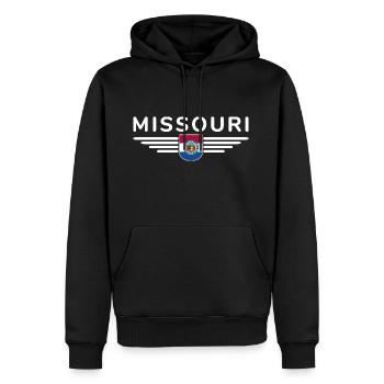 Missouri Fan T-Shirt – Must-Have pour les fans ! - Sweat à capuche Premium bio Homme - noir - Devant - Nico (187cm)