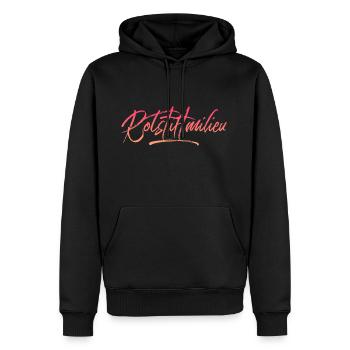 Rotstiftmilieu - Schule Lehrer Geschenk - Männer Premium Bio Hoodie - Schwarz - Vorne - Nico (187cm)