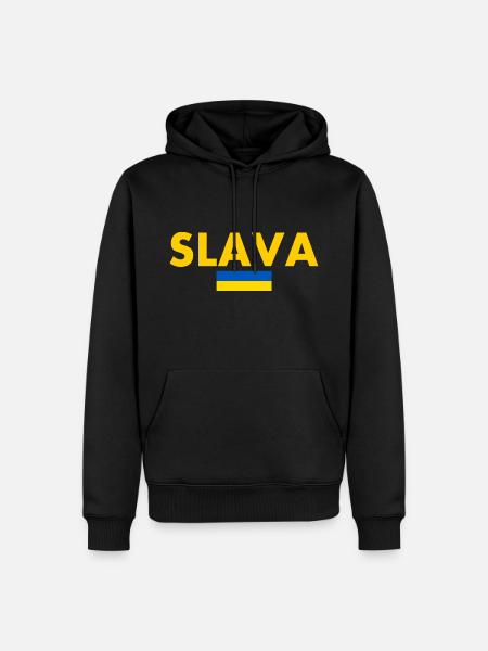 Ukraine - Men’s Premium Organic Hoodie - black
