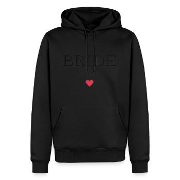 BRAUT CREW - Männer Premium Bio Hoodie - Schwarz - Vorne - Nico (187cm)