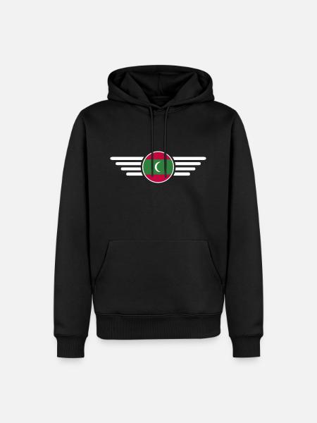 Jeg elsker Maldiverne, Elegance Style Design T-shirt - Herre Premium økologisk hoodie - sort