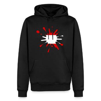 Österreich - Männer Premium Bio Hoodie - Schwarz - Vorne - Nico (187cm)