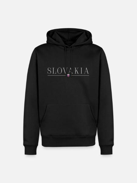 Slovakia Style Design T-Shirt - Men’s Premium Organic Hoodie - black