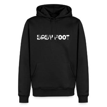 T-Shirt Tischfußball - Männer Premium Bio Hoodie - Schwarz - Vorne - Nico (187cm)