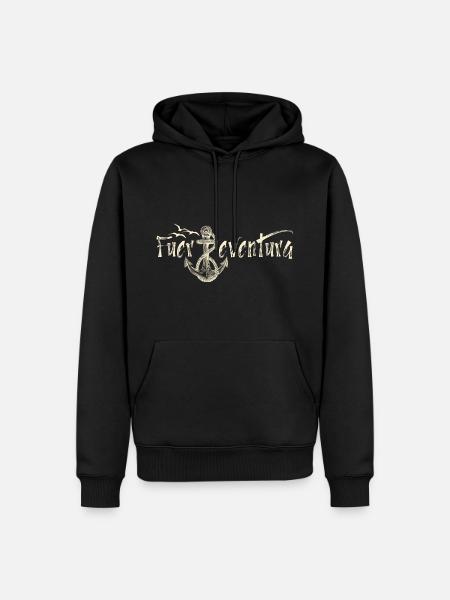 Fuerteventura ist mein Anker - Männer Premium Bio Hoodie - Schwarz